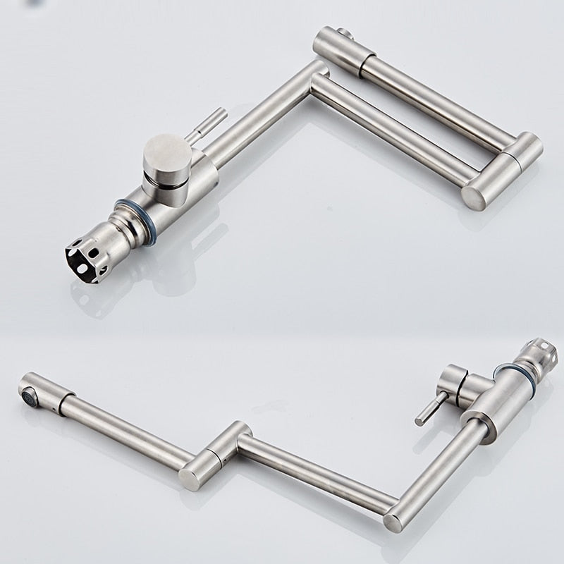 BAKALA Stainless Steel Folding Kitchen Faucet